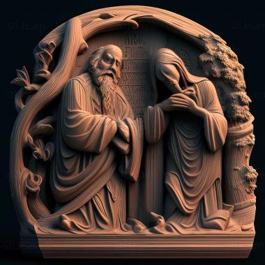 3D model Commandments (STL)